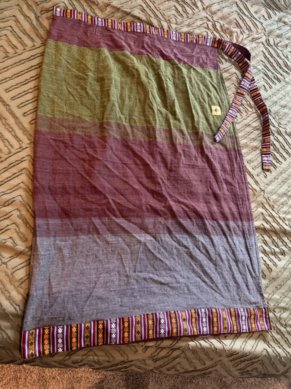 Katmandu trading company Bhutani trim wrap skirt